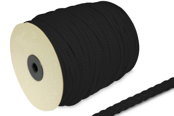PP-Kordel, 5 mm Ø, auf 100 m Rolle, schwarz