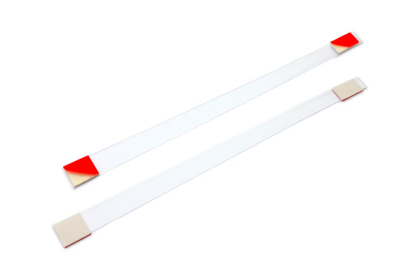 Wobblers de estantería de plástico, 152 mm, transparentes, con 2 superficies adhesivas