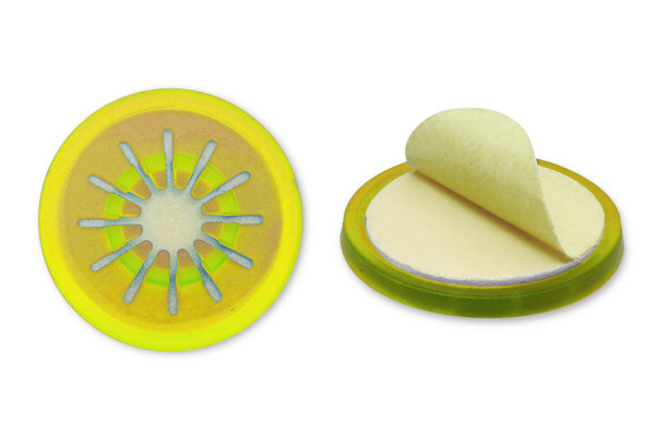Soportes para CD, 30 mm de diámetro, amarillo