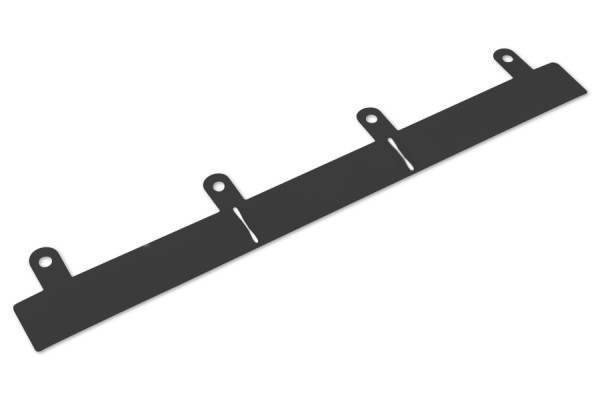 Dispositivo de archivado, ranurado, negro, 280 mm