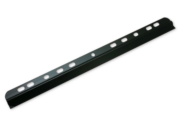 Klemmschienen mit Abheftfahne, 3-4 mm Fassung, schwarz