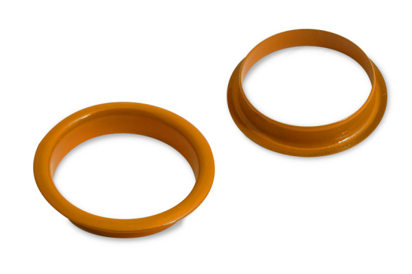 Anillos para uñero de extracción, con recubrimiento en polvo naranja