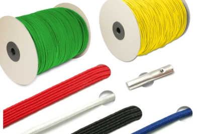 Cintas elásticas y cordones elásticos