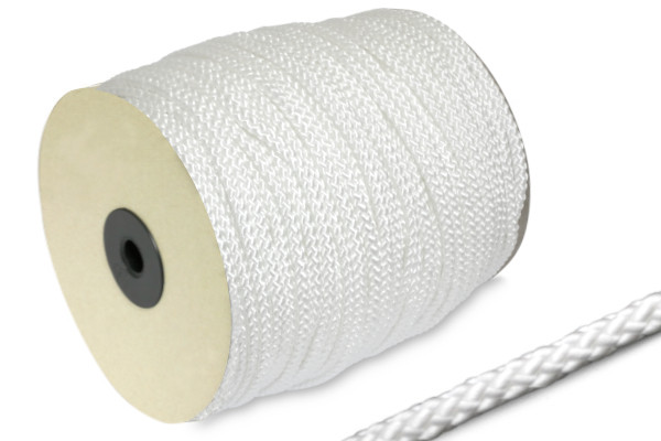 PP-Kordel, 5 mm Ø, auf 100 m Rolle, weiss