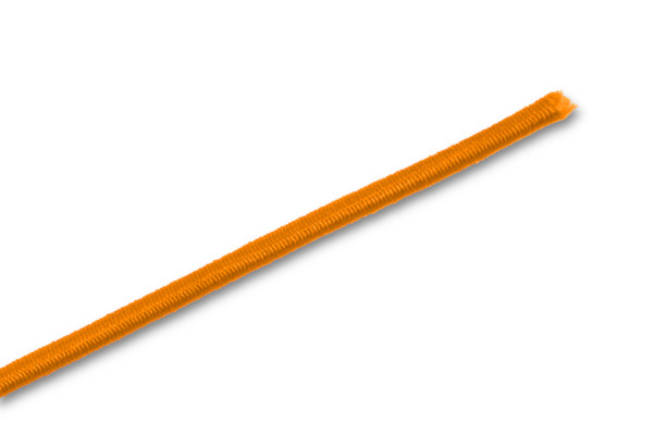 Gummischnüre als Zuschnitte, orange