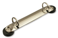 Mecanismos para carpetas de anillas magnéticos,<BR> DIN A4 / A5, <BR> forma de R, con 2 anillas