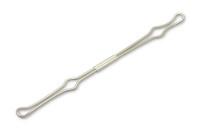 Sujetador de alambre,<br> inserción estrecha,<br> 150 mm, niquelado