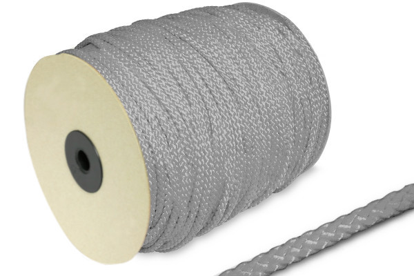 PP-Kordel, 5 mm Ø, auf 100 m Rolle, grau