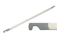 Varillas para carpetas colgantes, <BR> extremos sinterizados en color gris,<BR> perforación de 80 mm