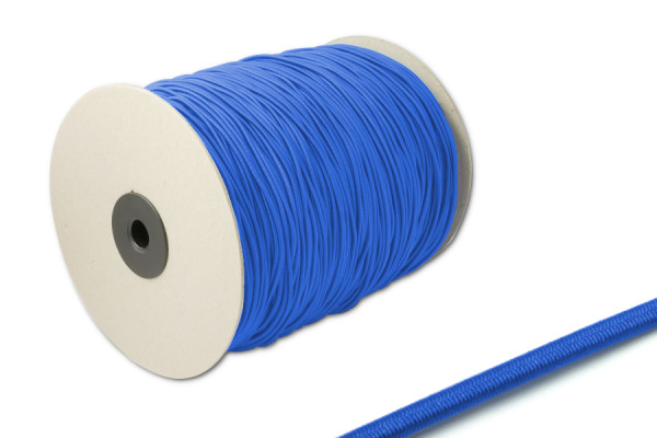 Cordón de goma, 2,2 mm de diámetro, en rollo de 500 m, azul aguamarina