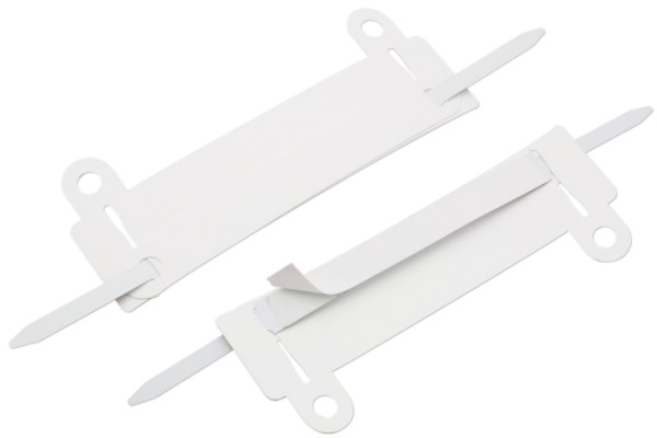 SK-Heftmechaniken, mit Abheftvorrichtung, Deckleiste 95 x 12 mm, weiss