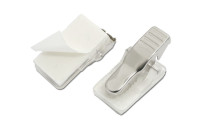 Clip tipo cocodrilo de metal,<br> autoadhesivo,<br> sin alfiler de seguridad