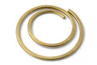 Clips de oficina redondos «circular», <BR>20 mm de diámetro, <BR>latonados