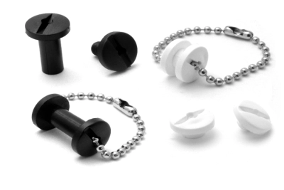 Tornillos para muestrearios de plástico