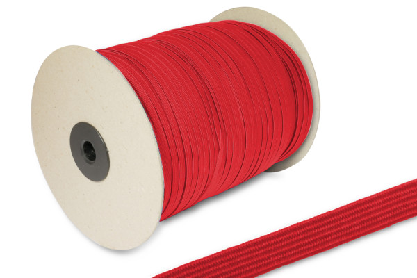 Goma plana, en rollo de 500 m, roja