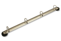 Mecanismos para carpetas de anillas magnéticos,<BR> DIN A4<BR> forma D, con 4 anillas