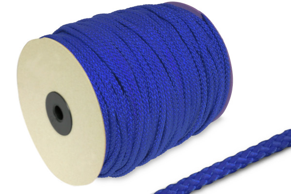 PP-Kordel, 5 mm Ø, auf 100 m Rolle, mittelblau