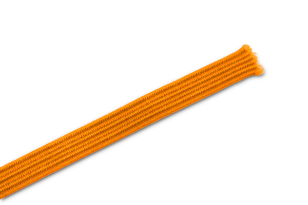Flachgummi als Zuschnitte, orange