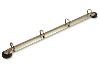 Mecanismos para carpetas de anillas magnéticos,<BR> DIN A4,<BR> forma en R, con 4 anillas