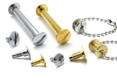 Tornillos de encuadernación de metal