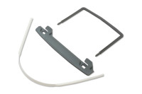 Grapas tubulares,<br> gris-blanco